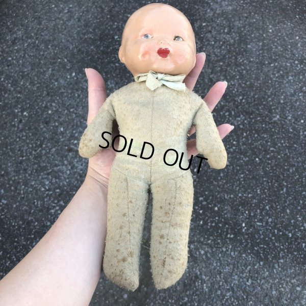 画像17: Vintage Composition Baby Doll (S593)