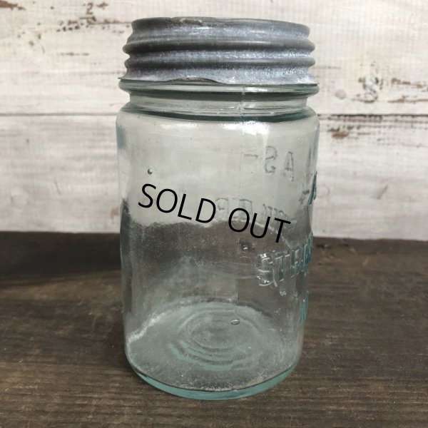 画像4: Vintage Glass Atlas Mason Jar 14.5cm (S992)
