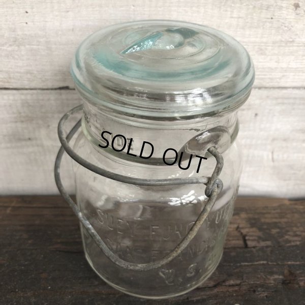 画像7: Vintage Suey Func, Yuen Glass Top Mason Jar 13.5cm (S997)