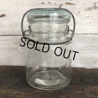 Vintage Suey Func, Yuen Glass Top Mason Jar 13.5cm (S997)