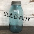 20s-30s Vintage Glass Ball Mason Jar 22.5cm (S982)