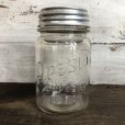 画像1: Vintage Glass Presto Mason Jar 14cm (S993) (1)