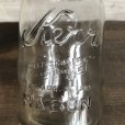 画像5: Vintage Glass Kerr Mason Jar 17.5cm (S996)