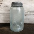 画像1: 10s Vintage Glass Ball Mason Jar 17.5cm (S983) (1)