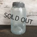 10s Vintage Glass Ball Mason Jar 17.5cm (S983)