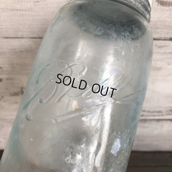画像5: 10s Vintage Glass Ball Mason Jar 17.5cm (S983)