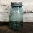 画像2: 20s-30s Vintage Glass Ball Mason Jar 17.5cm (S984) (2)