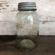 画像3: Vintage Glass Mission Mason Jar 17.5cm (S995)