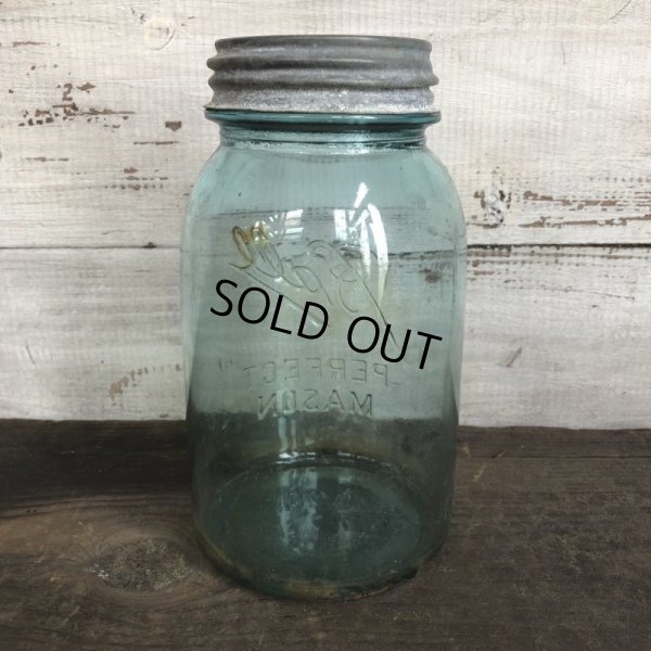 画像3: 20s-30s Vintage Glass Ball Mason Jar 17.5cm (S984)