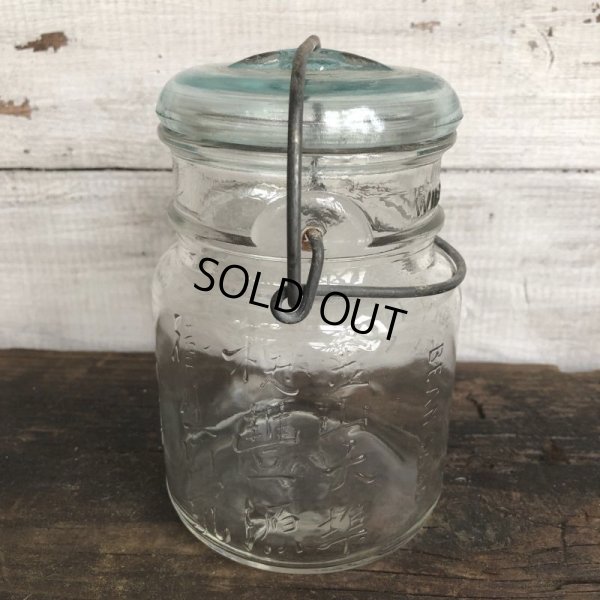 画像4: Vintage Suey Func, Yuen Glass Top Mason Jar 13.5cm (S997)