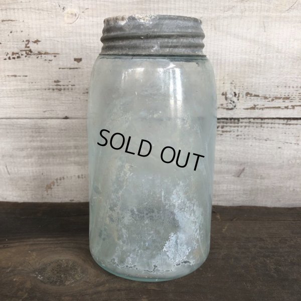 画像3: 10s Vintage Glass Ball Mason Jar 17.5cm (S983)
