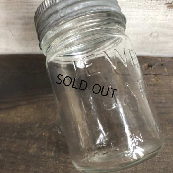 画像9: Vintage Glass Jewel Mason Jar 14cm (S994)