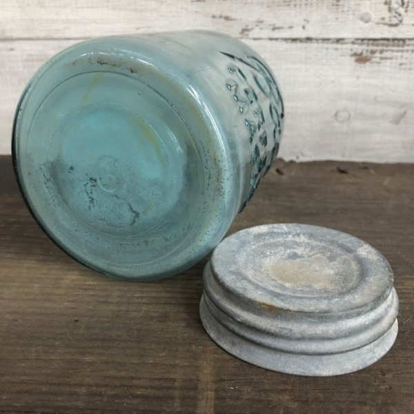 画像7: 30s Vintage Glass Ball Mason Jar 17.5cm (S986)