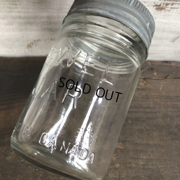 画像10: Vintage Glass Jewel Mason Jar 14cm (S994)