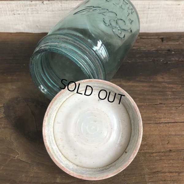 画像6: 30s Vintage Glass Ball Mason Jar 14cm (S989)