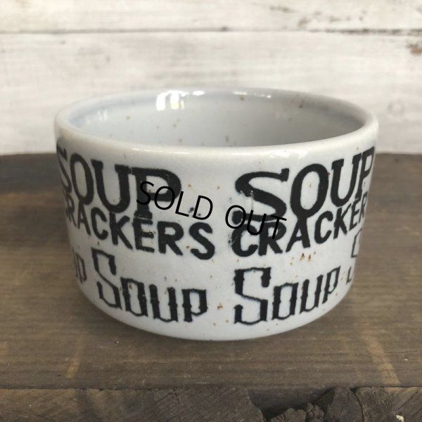 画像2: 70s Vintage Soup Crackers Heavy Mug Gray (S929)