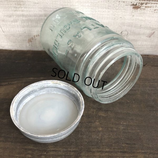 画像5: Vintage Glass Atlas Mason Jar 14.5cm (S992)