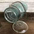 画像9: Vintage Atlas Glass Top Mason Jar 18.5cm (S998) (9)