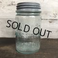 Vintage Glass Atlas Mason Jar 14.5cm (S992)