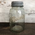 画像2: Vintage Glass Mission Mason Jar 17.5cm (S995) (2)