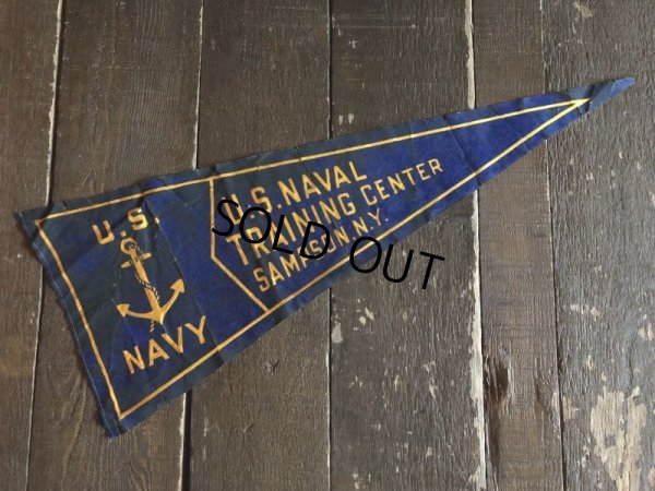 画像1: Vintage U.S NAVY Pennant (T003)