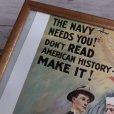 画像4: Vintage The Navy Needs you Poster w/frame (T002)