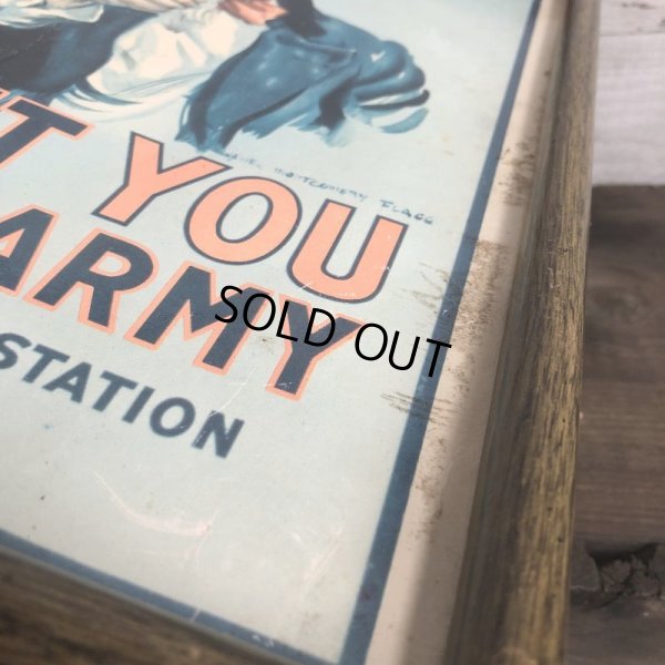 画像5: Vintage Uncle Sam Poster w/frame (T001)