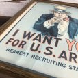 画像4: Vintage Uncle Sam Poster w/frame (T001)