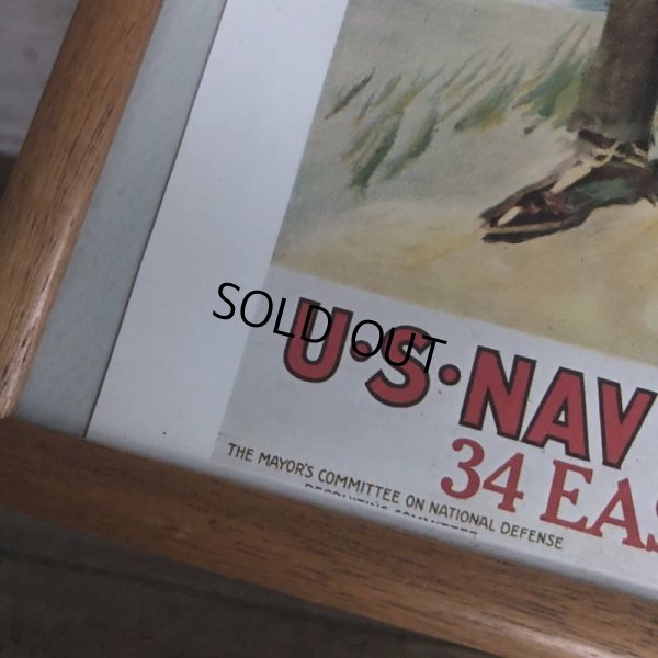 画像8: Vintage The Navy Needs you Poster w/frame (T002)