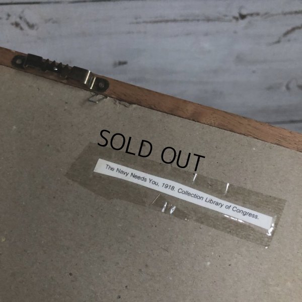 画像3: Vintage The Navy Needs you Poster w/frame (T002)