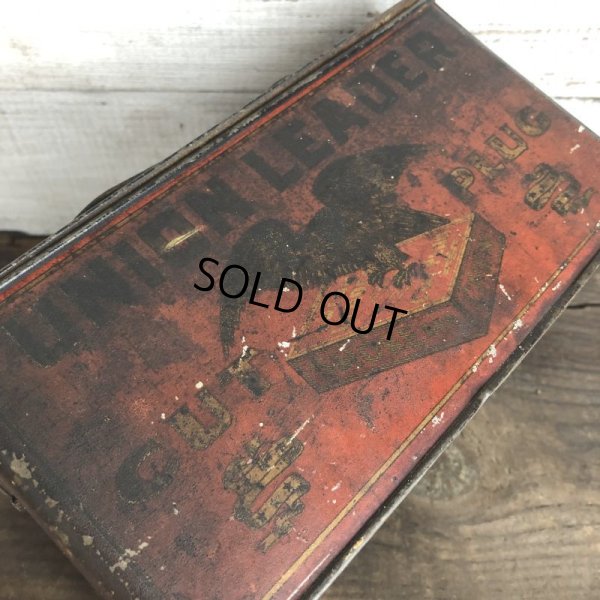 画像7: Vintage Union Leader Cut Plug Tabacco Tin (T005)
