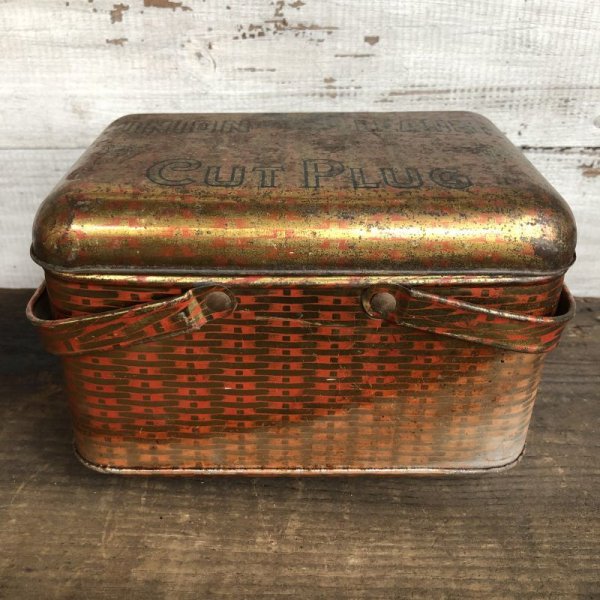 画像5: Vintage Union Leader Cut Plug Tabacco Tin (T008)