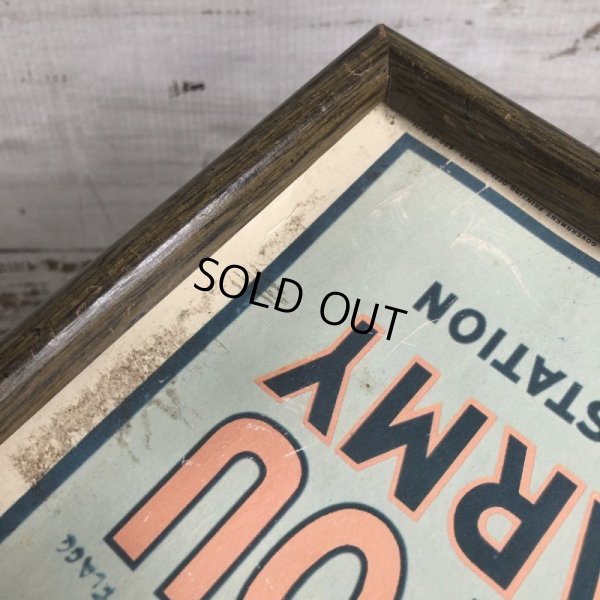 画像10: Vintage Uncle Sam Poster w/frame (T001)