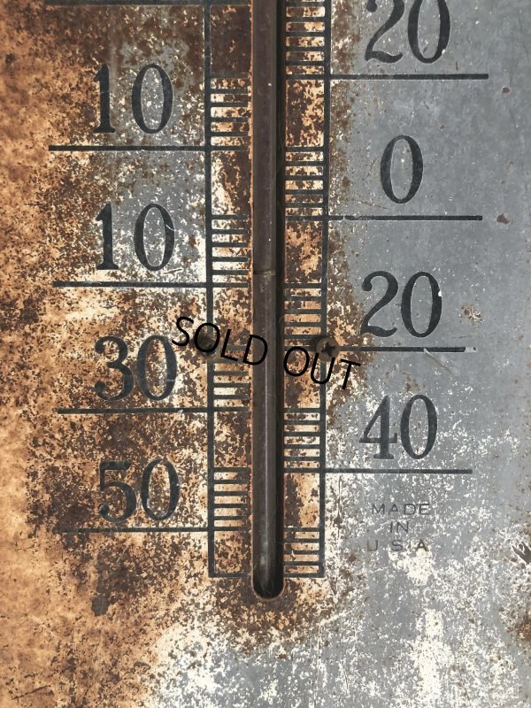 画像7: Vintage Delco Battery Advertising Thermometer Sign (T033)