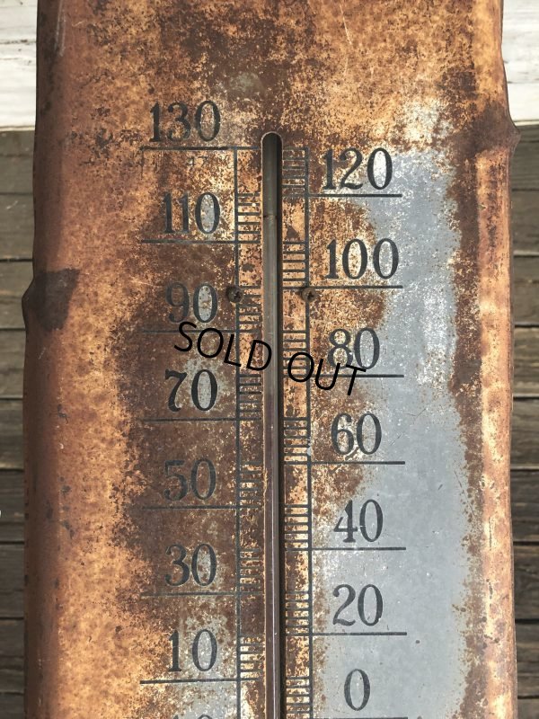 画像6: Vintage Delco Battery Advertising Thermometer Sign (T033)