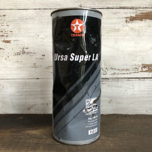 画像1: Vintage TEXACO Ursa Super LA can (T035) 