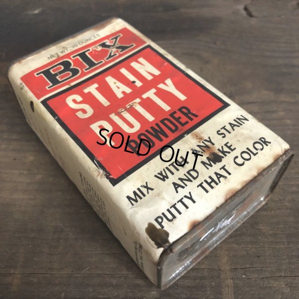 画像6: Vintage BIX STAIN PUTTY POWDER can (T043)