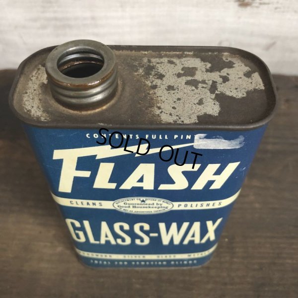 画像5: Vintage Flash Glass Wax can (T044)