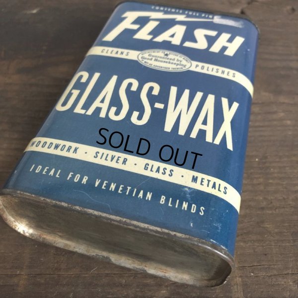 画像6: Vintage Flash Glass Wax can (T044)