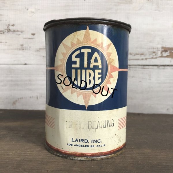 画像1: Vintage STA LUBE can (T040) 