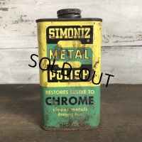 Vintage SIMONIZ METAL POLISH can (T042) 