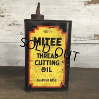 Vintage MITEE THREAD CUTTING OIL can (T044) 