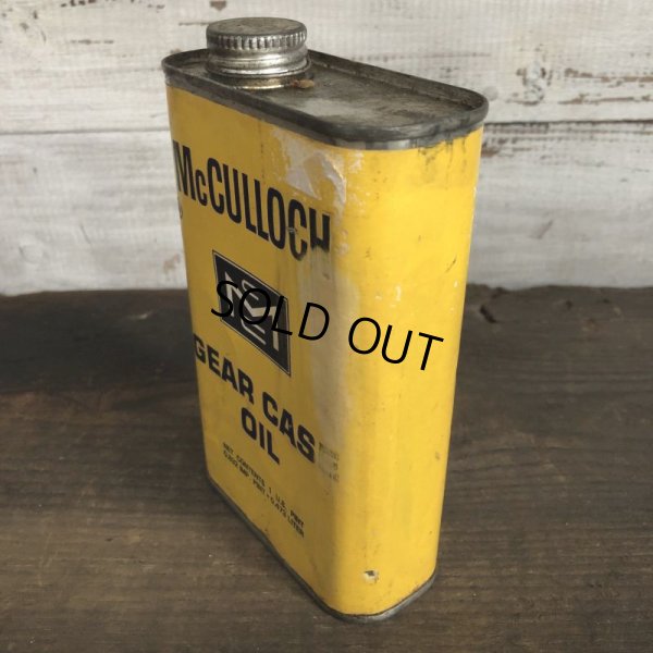 画像2: Vintage McCULLOCH GEAR CASE OIL can (T046) 