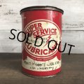 Vintage SUPER SERVICE LUBRICANT can (T041) 