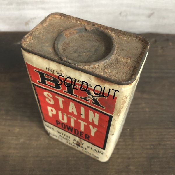 画像5: Vintage BIX STAIN PUTTY POWDER can (T043)