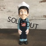80s Vintage Advertising HARRY HOOD Vinyl Doll (T048) 