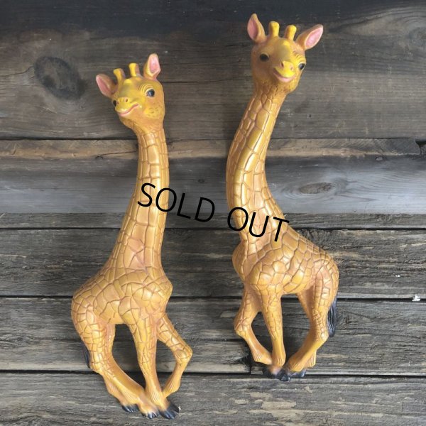 画像9: Vintage 1977 HOMCO Wall Deco Giraffe Set (T053)