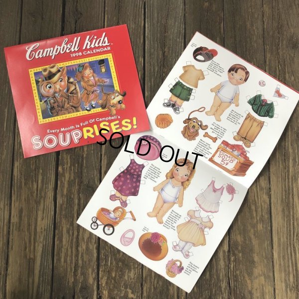 画像1: Vintage Campbell Soup Kid Calendar 1998 (T072)