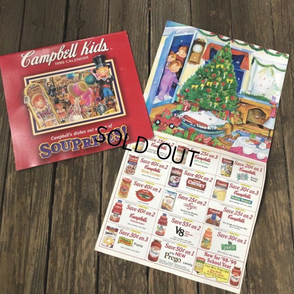 画像1: Vintage Campbell Soup Kid Calendar 1999 (T073)