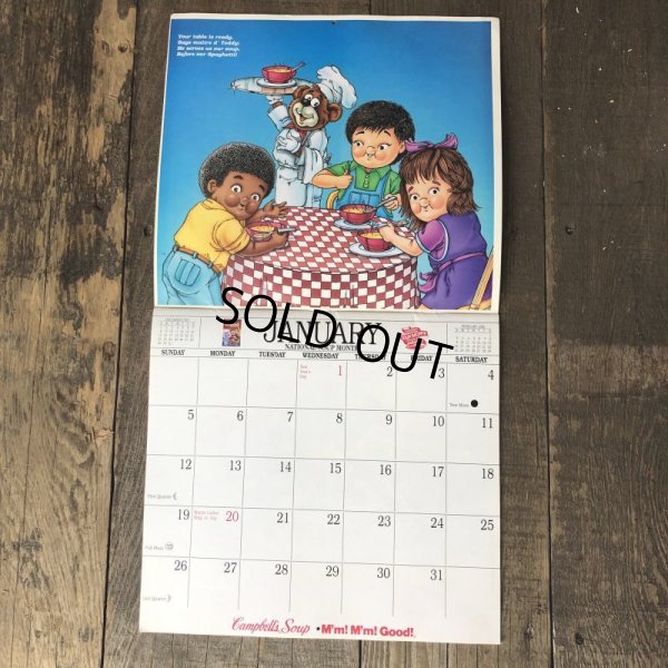 画像5: Vintage Campbell Soup Kid Calendar 1992 (T066)